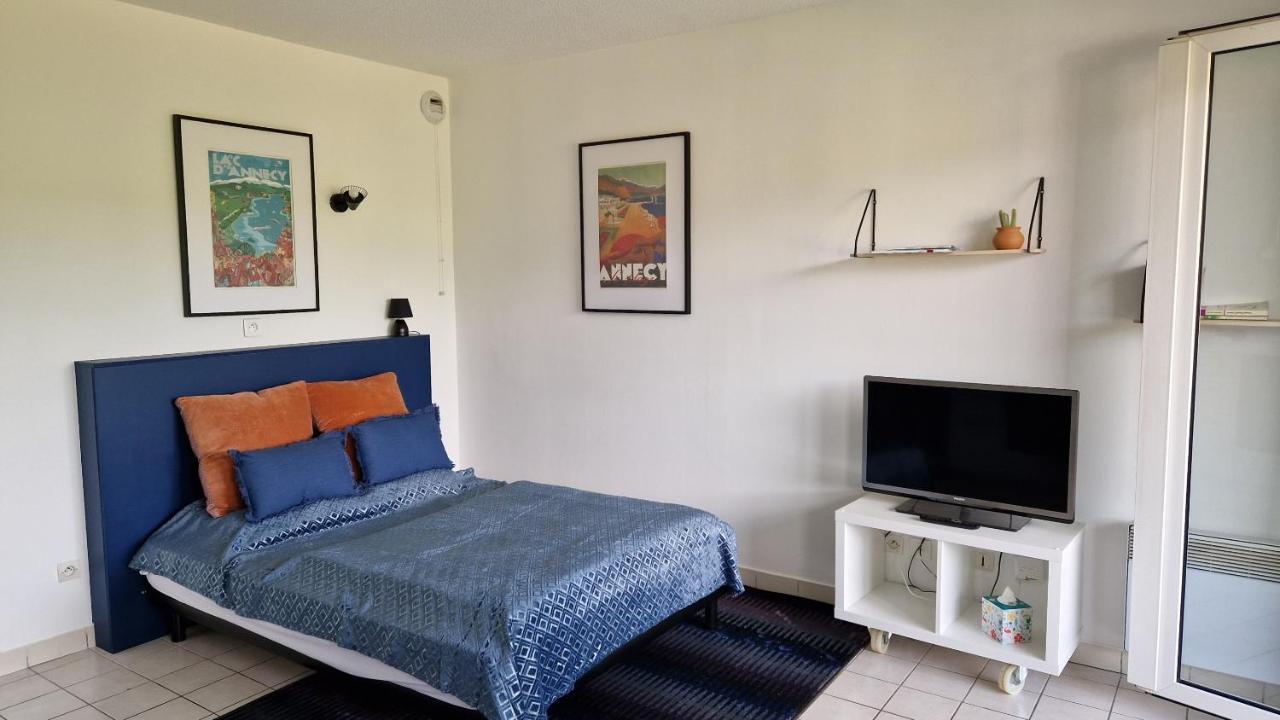 Ferienwohnung Magnifique Vue Montage Studio Parking Gratuit Annecy Exterior foto